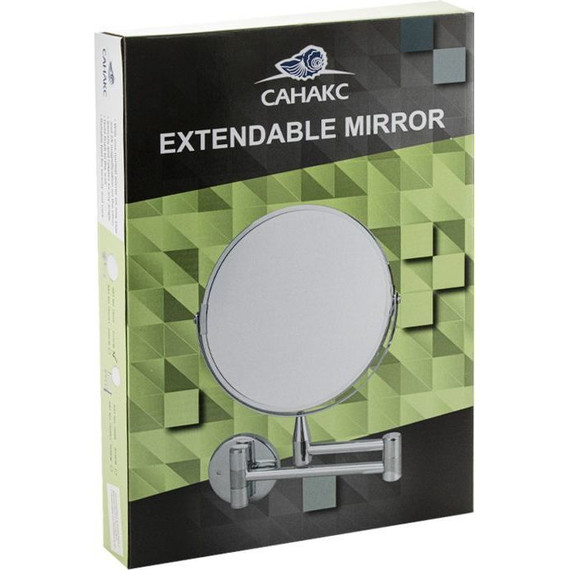 Зеркало косметическое настенное Санакс 75270 - 4 Зеркало косметическое настенное Санакс 75270 фото 4