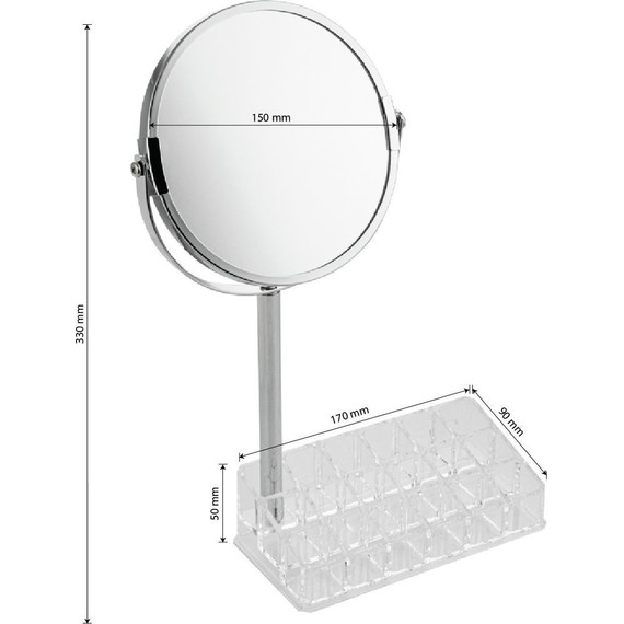 Зеркало косметическое настольное Санакс 75273 фото 5