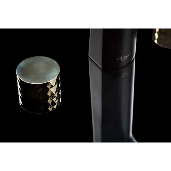 Смеситель для раковины Boheme Venturo 150-BG-DIAMOND, чёрный/золото, Цвет производителя: чёрный, золото фото 5