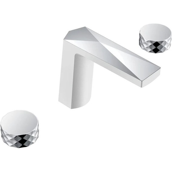Смеситель для раковины Boheme Venturo 150-WCR-DIAMOND, white chrome, Цвет производителя: white chrome фото 