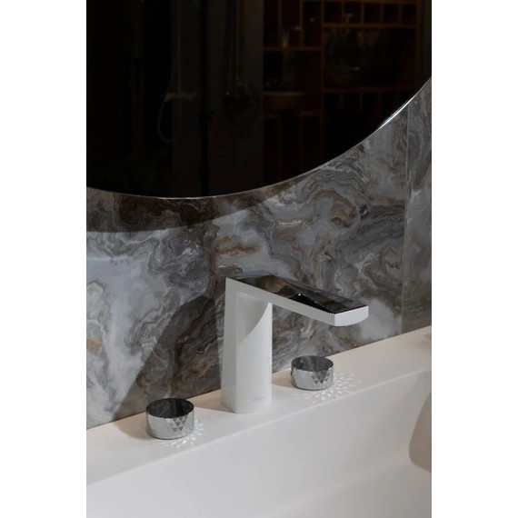 Смеситель для раковины Boheme Venturo 150-WCR-DIAMOND, white chrome, Цвет производителя: white chrome - 2 Смеситель для раковины Boheme Venturo 150-WCR-DIAMOND, white chrome, Цвет производителя: white chrome фото 2