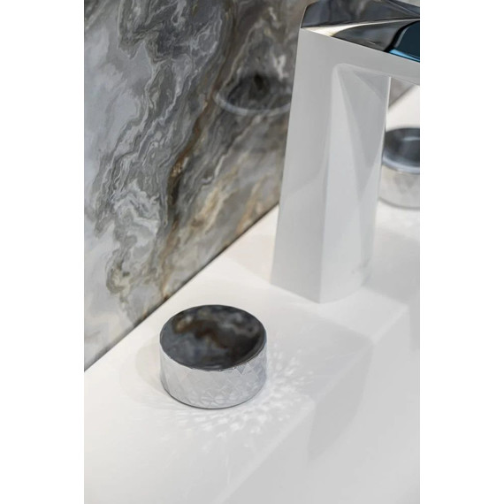 Смеситель для раковины Boheme Venturo 150-WCR-DIAMOND, white chrome, Цвет производителя: white chrome - 3 Смеситель для раковины Boheme Venturo 150-WCR-DIAMOND, white chrome, Цвет производителя: white chrome фото 3