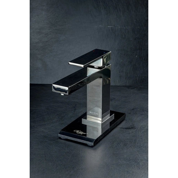 Смеситель для раковины Boheme Qubic 471-SGM, shine gun metal, Цвет производителя: shine gun metal фото 2