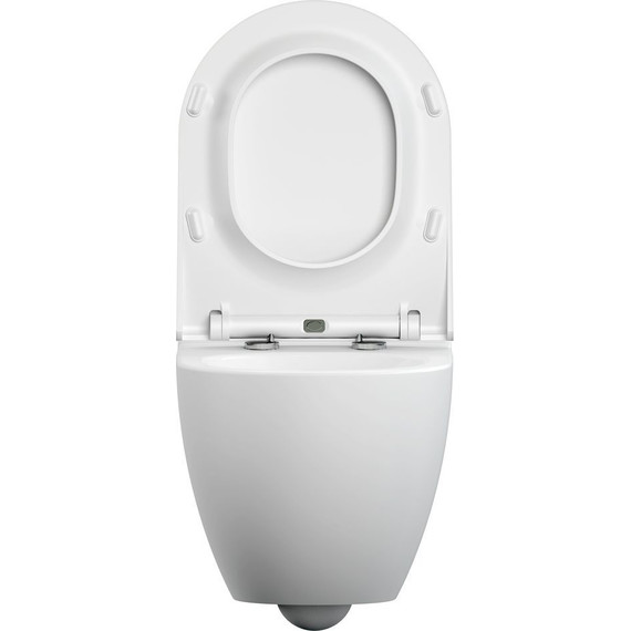 Унитаз подвесной безободковый Cersanit Brasko Smart Clean ON DPL EO Slim LP A64824 с тонкой крышкой микролифт фото 9