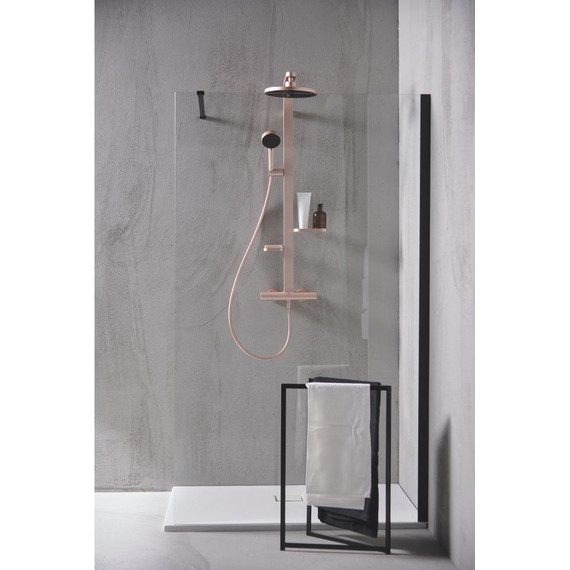 Душевая стойка с термостатом Ideal Standard ALU+ IS BD583RO, розовый - 7 Душевая стойка с термостатом Ideal Standard ALU+ IS BD583RO, розовый фото 7