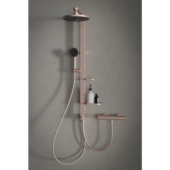 Душевая стойка с термостатом Ideal Standard ALU+ IS BD583RO, розовый - 8 Душевая стойка с термостатом Ideal Standard ALU+ IS BD583RO, розовый фото 8