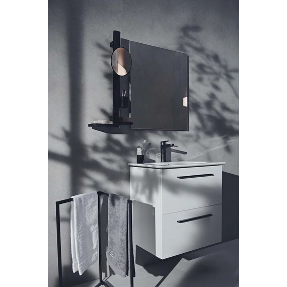 Стойка с мыльницей и зеркалом Ideal Standard BD589XG, чёрный матовый - 3 Стойка с мыльницей и зеркалом Ideal Standard BD589XG, чёрный матовый фото 3