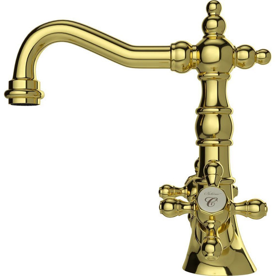 Смеситель для раковины Boheme Tradizionale Oro 292, золото фото 3