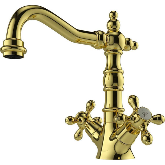 Смеситель для раковины Boheme Tradizionale Oro 292, золото фото 4