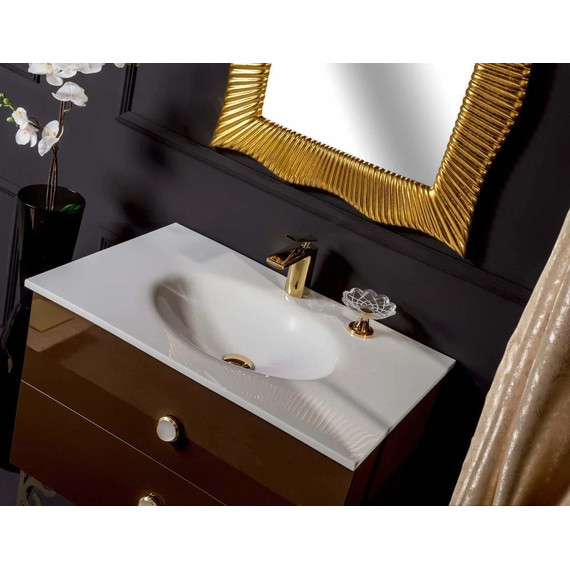 Смеситель для раковины Boheme Venturo 381, золото, Цвет производителя: золото фото 4