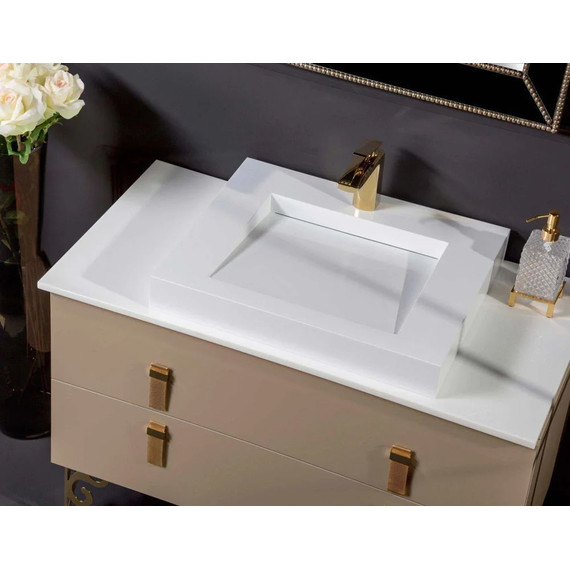 Смеситель для раковины Boheme Venturo 381, золото, Цвет производителя: золото фото 5