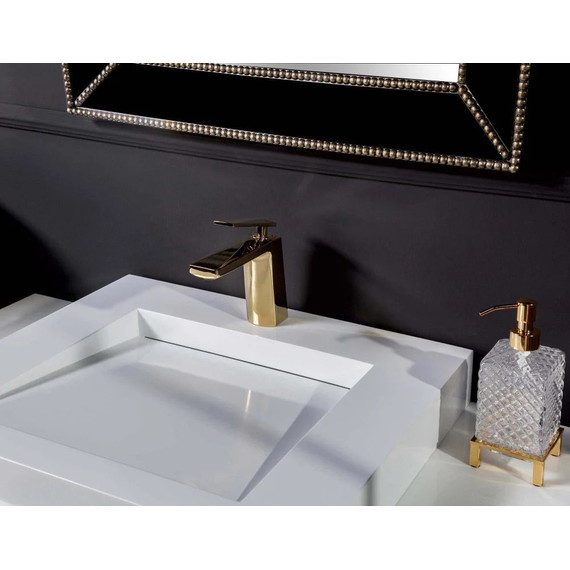 Смеситель для раковины Boheme Venturo 381, золото, Цвет производителя: золото фото 7