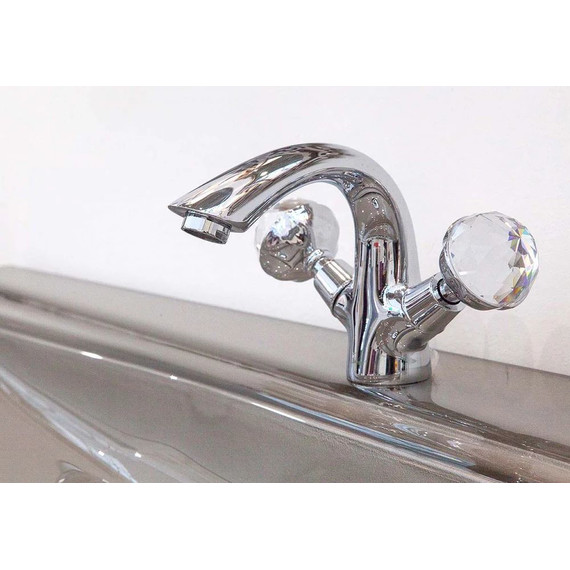 Смеситель для раковины Boheme Brillante Presente Swarovski 351, chrome - 2 Смеситель для раковины Boheme Brillante Presente Swarovski 351, chrome фото 2