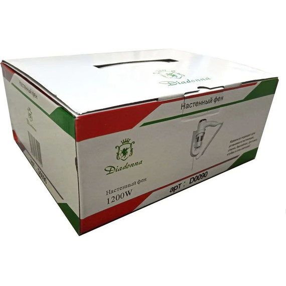 Фен для волос Diadonna D0090, белый - 4 Фен для волос Diadonna D0090, белый фото 4