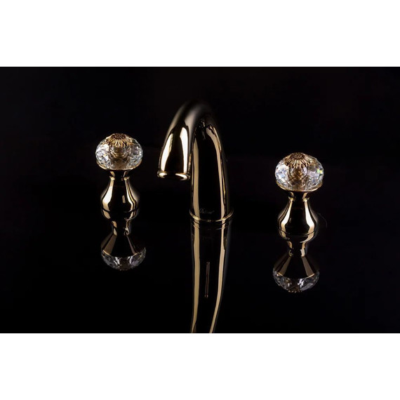 Смеситель для раковины Boheme Flora 297-FL, бронза - 2 Смеситель для раковины Boheme Flora 297-FL, бронза фото 2