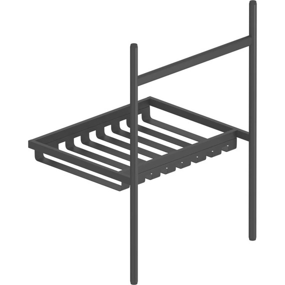 Консоль Ideal Standard Conca E2531XG с раковиной I Life B T460558, чёрный/серый фото 4