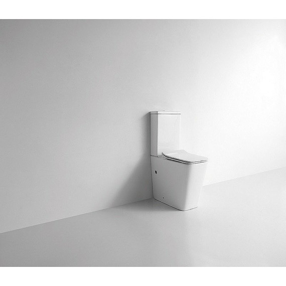 Унитаз-компакт CeramaLux TR2170 с тонкой крышкой микролифт (система смыва Торнадо) - 3 Унитаз-компакт CeramaLux TR2170 с тонкой крышкой микролифт (система смыва Торнадо) фото 3