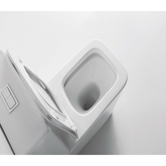 Унитаз-компакт CeramaLux TR2170 с тонкой крышкой микролифт (система смыва Торнадо) - 8 Унитаз-компакт CeramaLux TR2170 с тонкой крышкой микролифт (система смыва Торнадо) фото 8