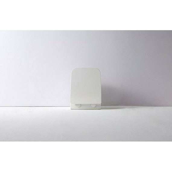 Унитаз подвесной безободковый CeramaLux TR5170 с тонкой крышкой микролифт (система смыва Торнадо) - 4 Унитаз подвесной безободковый CeramaLux TR5170 с тонкой крышкой микролифт (система смыва Торнадо) фото 4