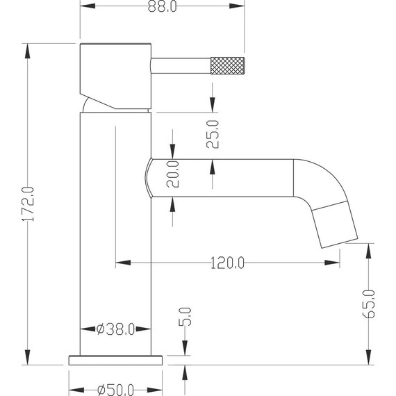 Смеситель для раковины Boheme Uno 461-MW, белый, Цвет производителя: белый фото 2