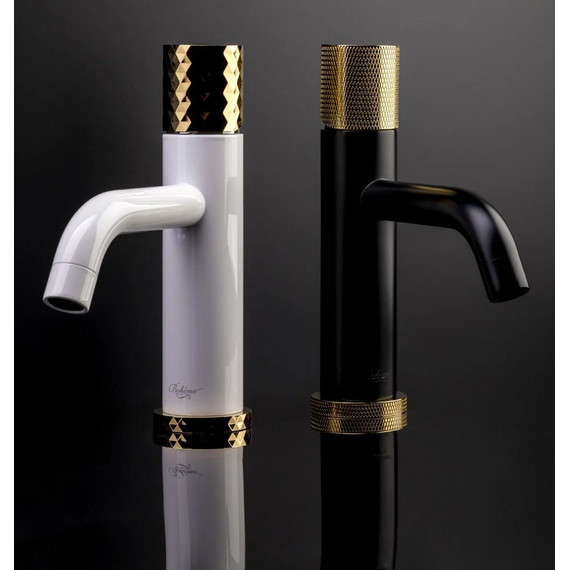 Смеситель для раковины Boheme Stick 121-BG.2, чёрный/золото, Цвет производителя: чёрный, золото фото 2