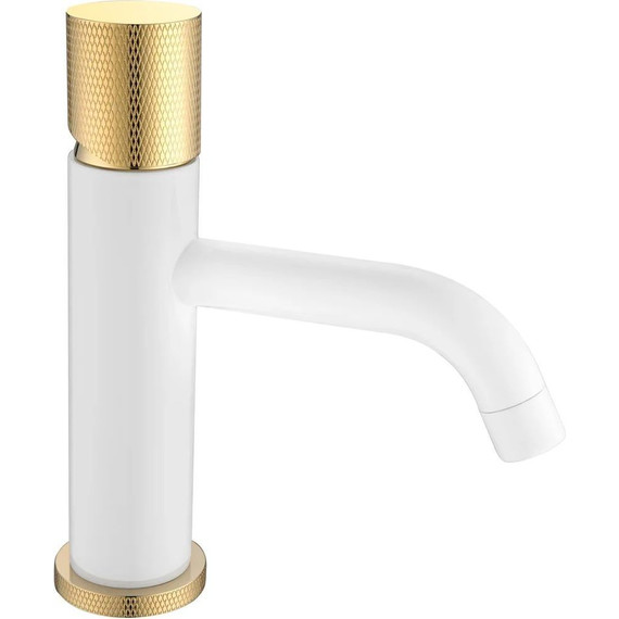 Смеситель для раковины Boheme Stick 121-WG.2, white gold, Цвет производителя: white gold фото 