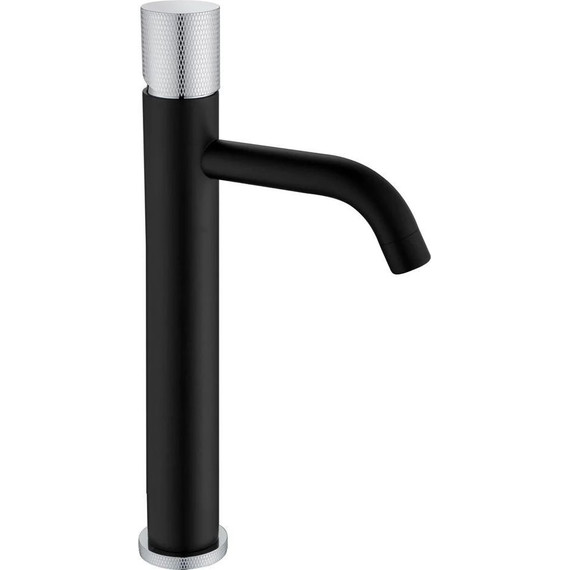 Смеситель для раковины высокий Boheme Stick 122-BCR.2, black chrome, Цвет производителя: black chrome фото 