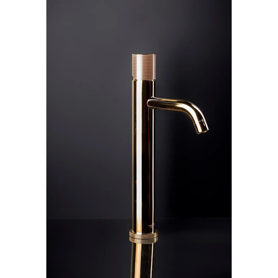 Смеситель для раковины высокий Boheme Stick 122-GG.2, золото, Цвет производителя: золото фото 2