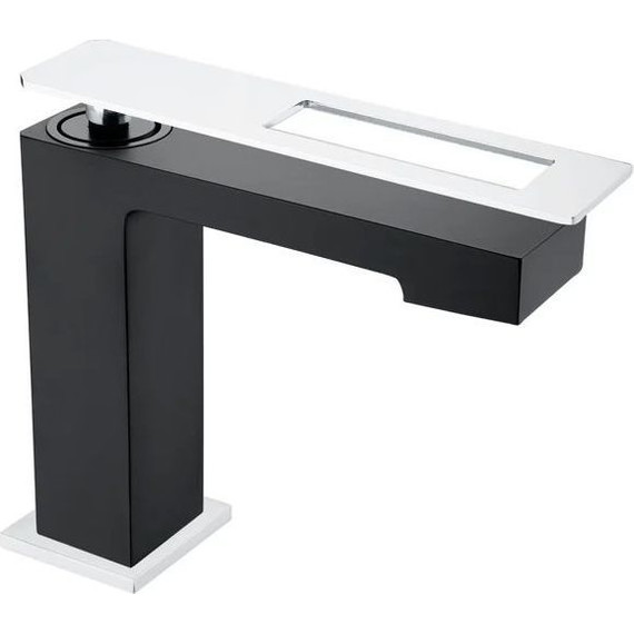 Смеситель для раковины Boheme Q 141-BCR, black chrome фото 