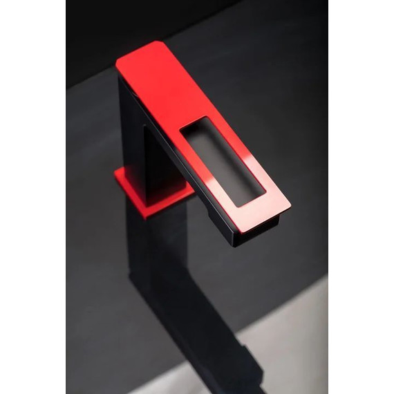Смеситель для раковины Boheme Q 141-BR, black-red, Цвет производителя: black-red фото 2