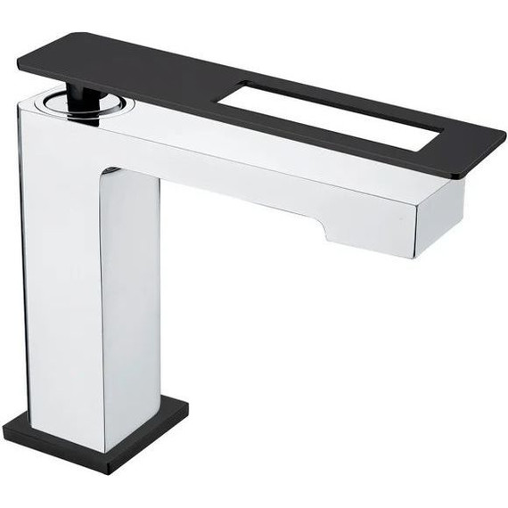 Смеситель для раковины Boheme Q 141-CRB, black chrome, Цвет производителя: black chrome фото 