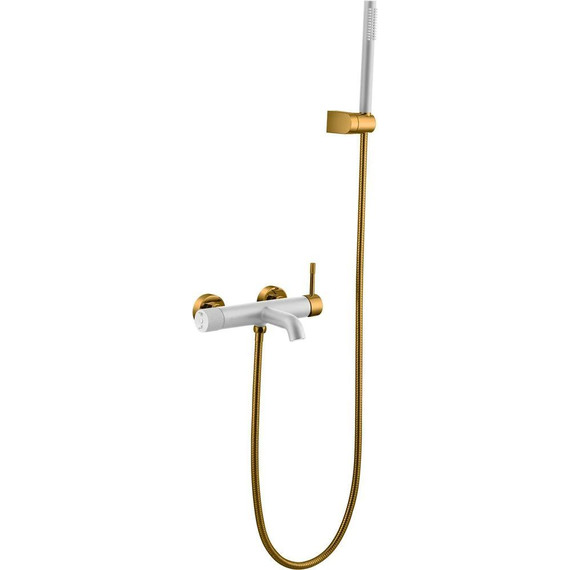 Смеситель для ванны Boheme Uno 463-WG, white gold, Цвет производителя: white gold фото 2