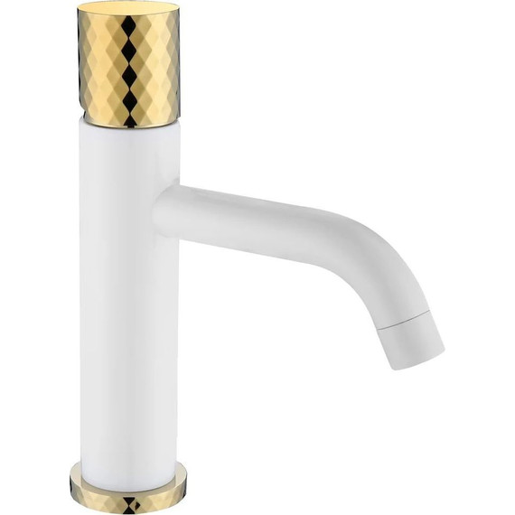 Смеситель для раковины Boheme Stick 121-WG, white gold, Цвет производителя: white gold фото 