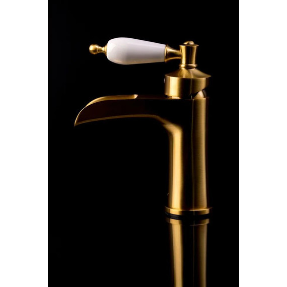 Смеситель для раковины Boheme Vogue 201, бронза - 2 Смеситель для раковины Boheme Vogue 201, бронза фото 2