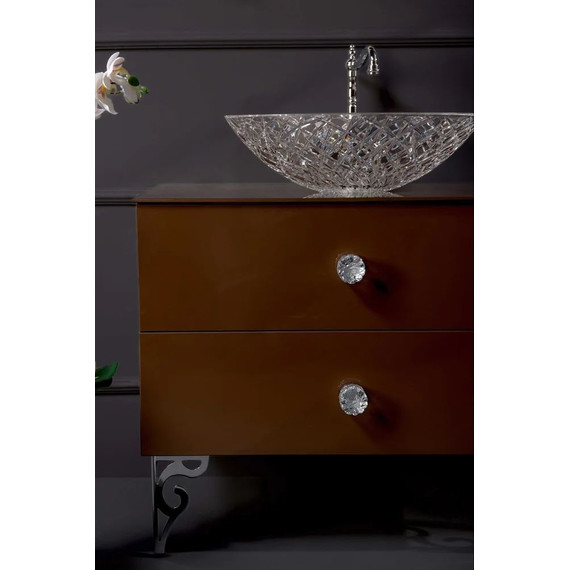 Смеситель для раковины высокий Boheme Brillante Ripresa Swarovski 342, chrome - 4 Смеситель для раковины высокий Boheme Brillante Ripresa Swarovski 342, chrome фото 4