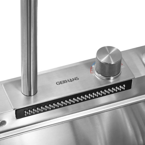 Кухонная мойка Gerhans K37545 1 мм, нержавеющая сталь (НОВИНКА 2024), Цвет производителя: нержавеющая сталь - 14 Кухонная мойка Gerhans K37545 1 мм, нержавеющая сталь (НОВИНКА 2024), Цвет производителя: нержавеющая сталь фото 14