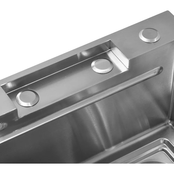 Кухонная мойка Gerhans K37545 1 мм, нержавеющая сталь (НОВИНКА 2024), Цвет производителя: нержавеющая сталь - 9 Кухонная мойка Gerhans K37545 1 мм, нержавеющая сталь (НОВИНКА 2024), Цвет производителя: нержавеющая сталь фото 9