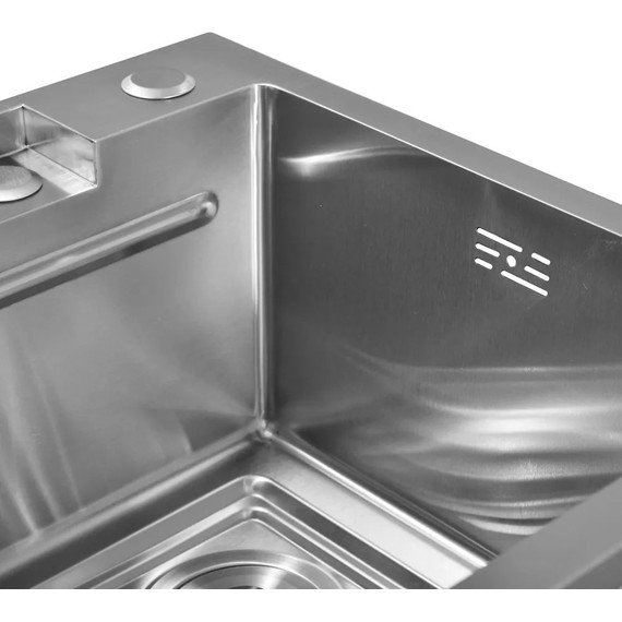 Кухонная мойка Gerhans K37545 1 мм, нержавеющая сталь (НОВИНКА 2024), Цвет производителя: нержавеющая сталь - 10 Кухонная мойка Gerhans K37545 1 мм, нержавеющая сталь (НОВИНКА 2024), Цвет производителя: нержавеющая сталь фото 10