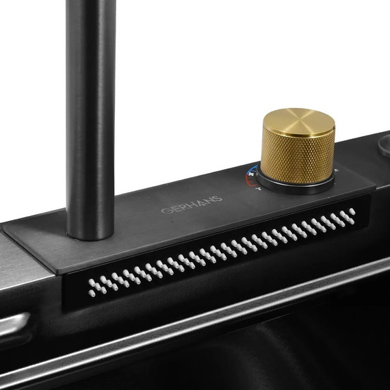 Кухонная мойка Gerhans K37545BD 1 мм, графит (НОВИНКА 2024), Цвет производителя: графит - 12 Кухонная мойка Gerhans K37545BD 1 мм, графит (НОВИНКА 2024), Цвет производителя: графит фото 12