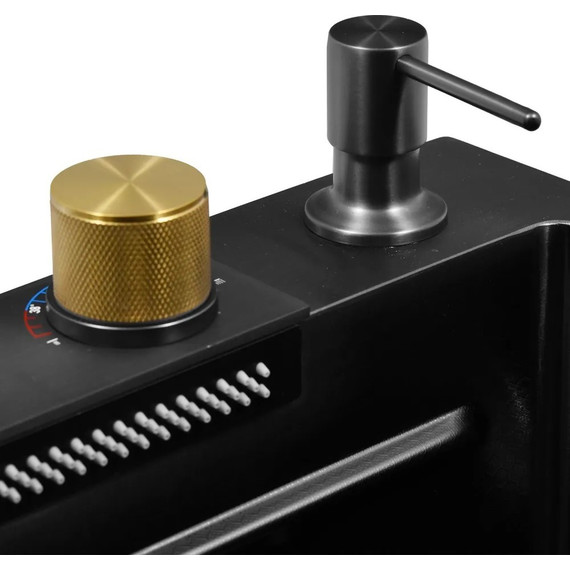 Кухонная мойка Gerhans K37545BD 1 мм, графит (НОВИНКА 2024), Цвет производителя: графит - 9 Кухонная мойка Gerhans K37545BD 1 мм, графит (НОВИНКА 2024), Цвет производителя: графит фото 9