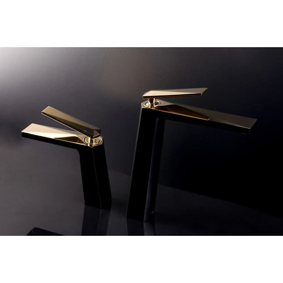 Смеситель для раковины Boheme Venturo 381-B, чёрный/золото, Цвет производителя: чёрный, золото фото 3