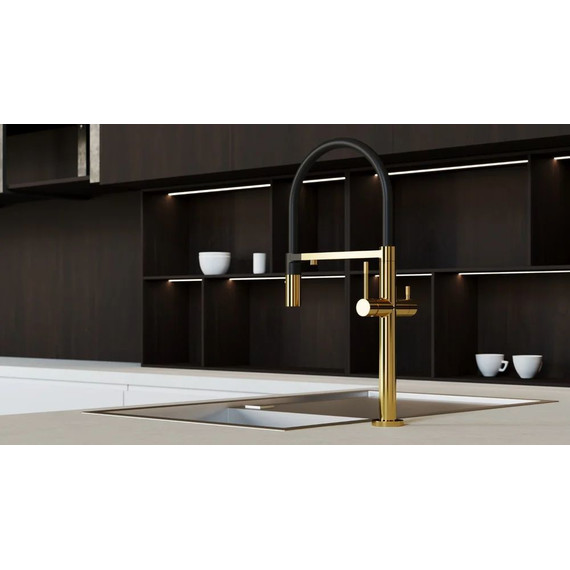 Смеситель для кухни Boheme Uno 115-G, gold, Цвет производителя: gold фото 2