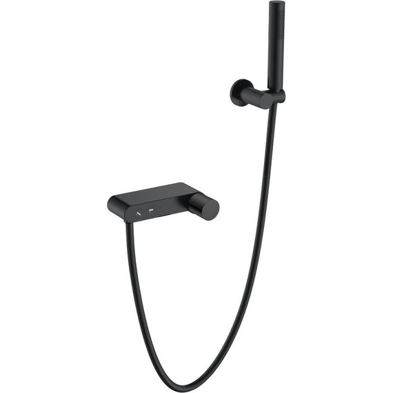 Смеситель для ванны Boheme Stick 123-BB.2, чёрный, Цвет производителя: чёрный фото 2