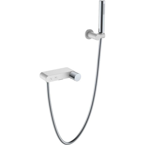 Смеситель для ванны Boheme Stick 123-WCR.2, white chrome, Цвет производителя: white chrome фото 2