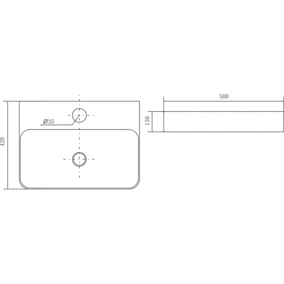 Раковина-чаша Aquatek 50 см AQ3231-00 фото 3