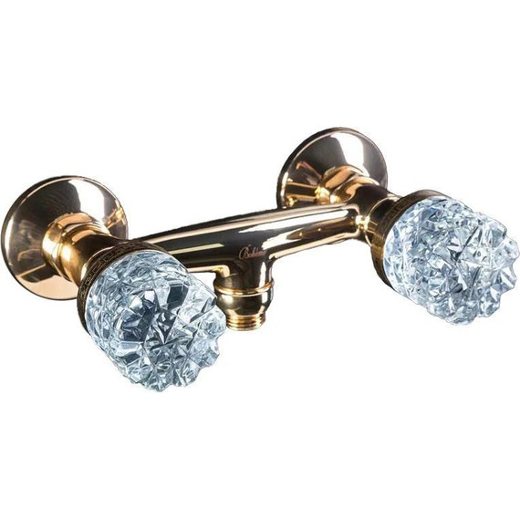 Смеситель для душа Boheme Crystal 294-CRST, золото фото 