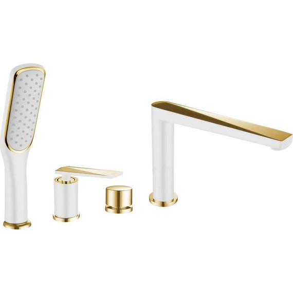 Смеситель для ванны Boheme Venturo 380-W, white gold, Цвет производителя: white gold фото 