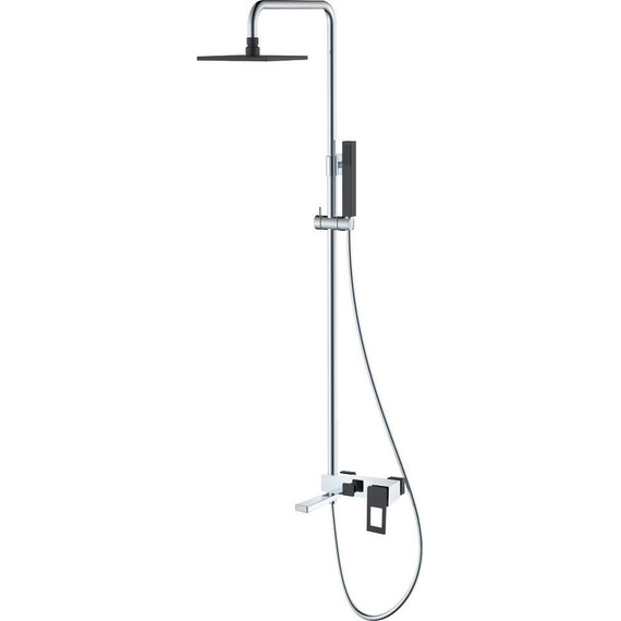 Душевая стойка Boheme Q 148-CRB, black chrome, Цвет производителя: black chrome фото 