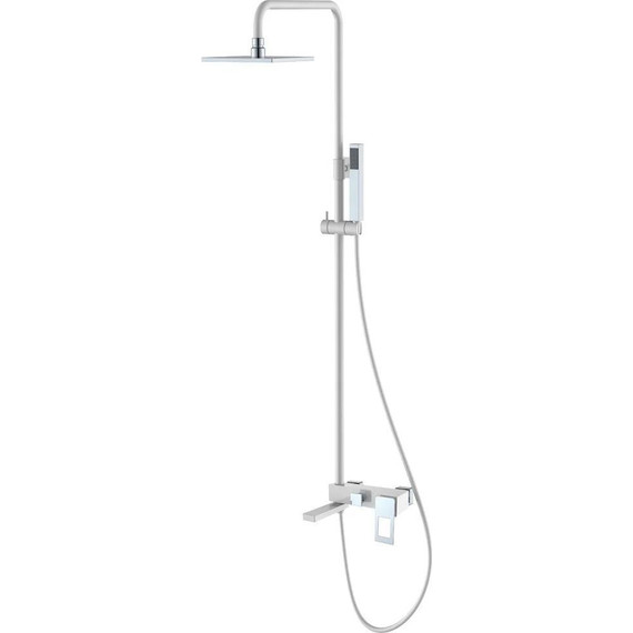Душевая стойка Boheme Q 148-WCR, white chrome, Цвет производителя: white chrome фото 