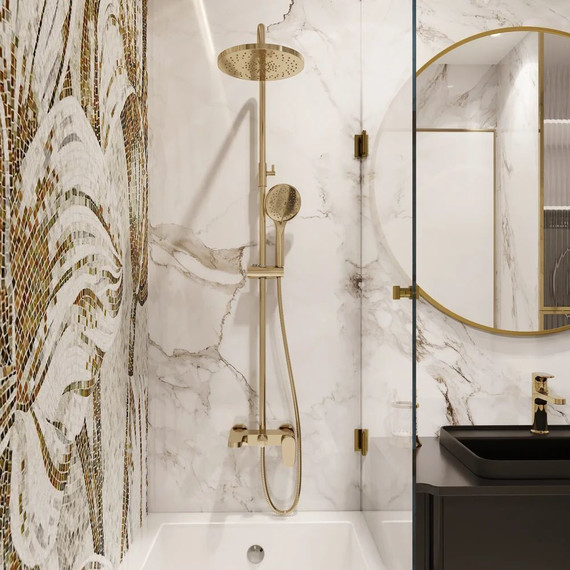 Душевая стойка Boheme Spectre 458-G, gold, Цвет производителя: gold фото 4